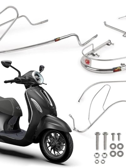 CHETAK BLACK CRASH GUARD