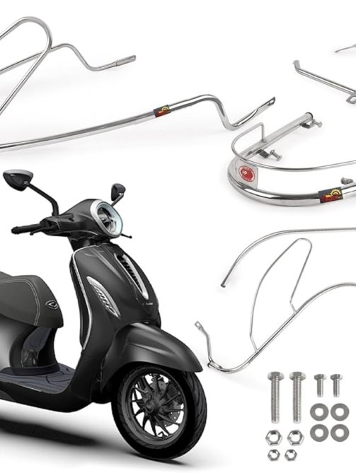 CHETAK BLACK CRASH GUARD